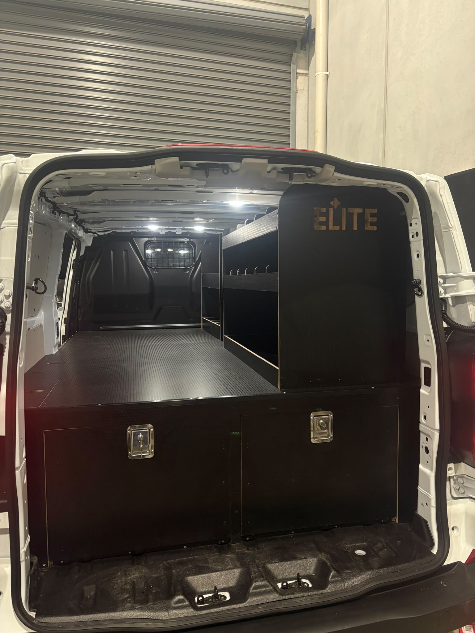 Tradie van storage built in Melbourne